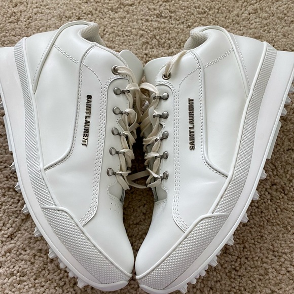 スニーカー SAINT LAURENT Men Sneakers 807831AAD789087 WHITE SAINT LAURENT - Aston sneakers | Leam Roma - Luxury Shopping